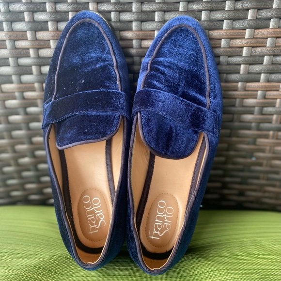 Franco Sarto 🎶 Blue Suede Shoes - ladies loafers - Picture 5 of 6